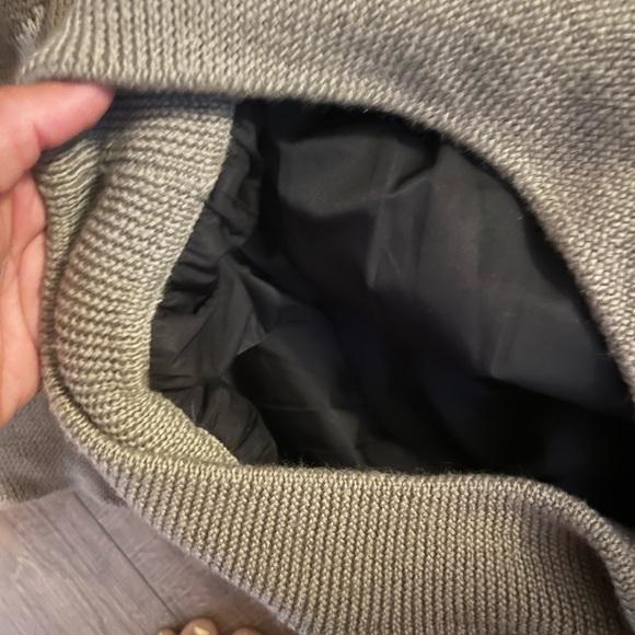 Vintage 90s Cabelas Wool Camouflage Sweater Jacket Swacket. - Picture 4 of 5